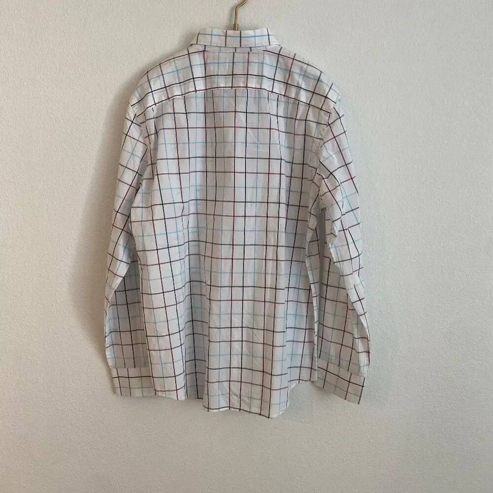 Banana Republic Men's Stretch Soft Square Button Down - Medium